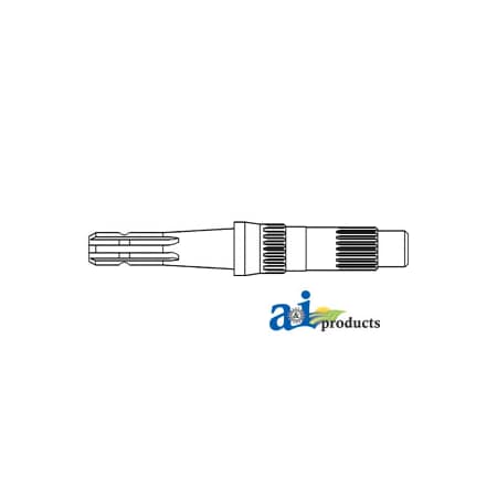 A & I Products Shaft, PTO (540 RPM) 4" x4" x12" A-1610238M3